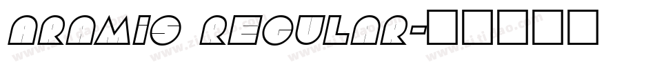 Aramis Regular字体转换